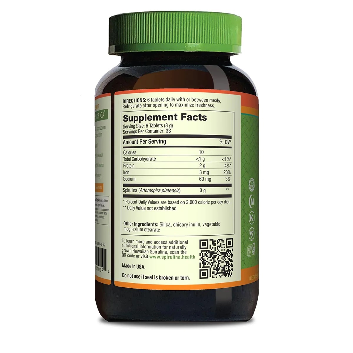 Spirulina Tablets Information